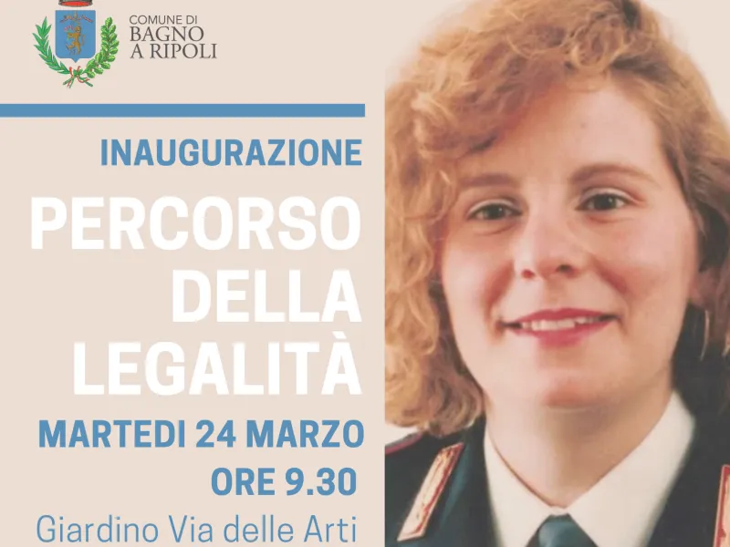 Locandina inaugurazione Percorso legalità