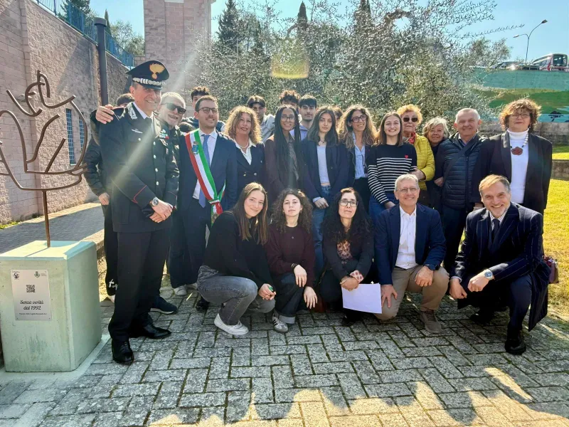 Immagine inaugurazione Percorso della Legalità