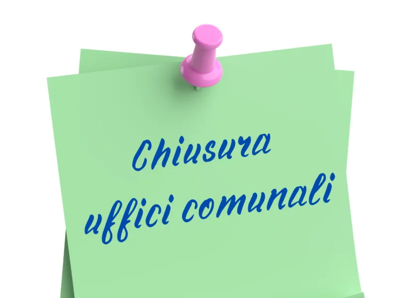 Immagine generica chiusura uffici comunali
