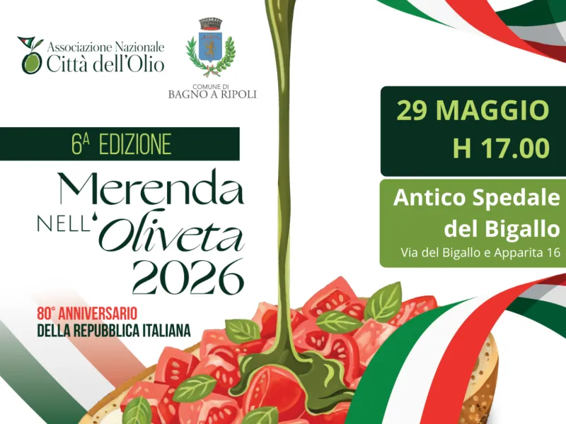 Locandina Merenda nell'Oliveta 2026