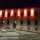 Immagine di archivio - Palazzo comunale con illuminazione rossa