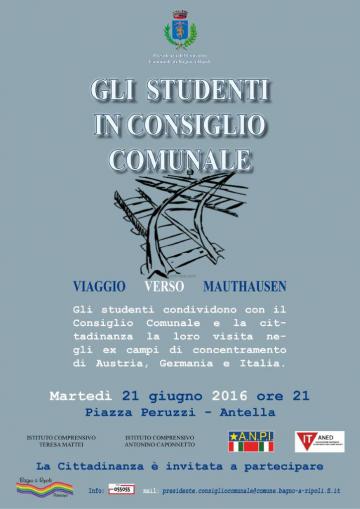 Gli Studenti in Consiglio Comunale. Appuntamento martedì 21 giugno alle 21 in Piazza Peruzzi, ad Antella